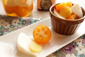 Kumquat and Turnip Honey Pickles